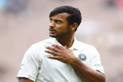 Indian batter Mayank Agarwal